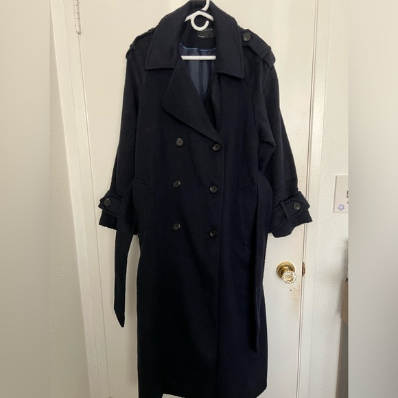 ASOS Design Oversized Wool Mix Coat - Picture 4 of 12
